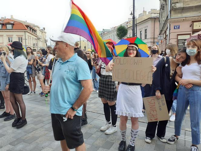 "Jesteśmy ludźmi, nie ideologią" - tak środowiska LGBT manifestowały wczoraj w Lublinie