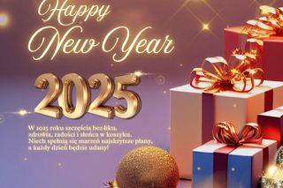Życzenia noworoczne 2025. Mamy dla was wierszyki noworoczne 2025 i kartki