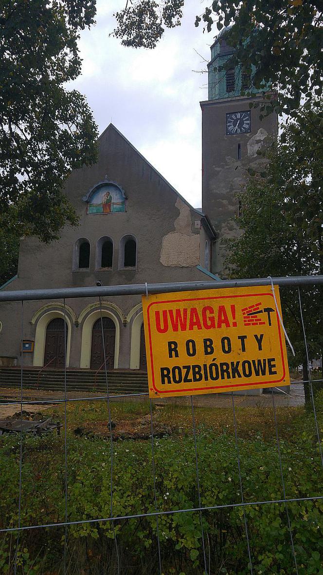 Rozbiórka kościoła św. Józefa Robotnika w Bytomiu