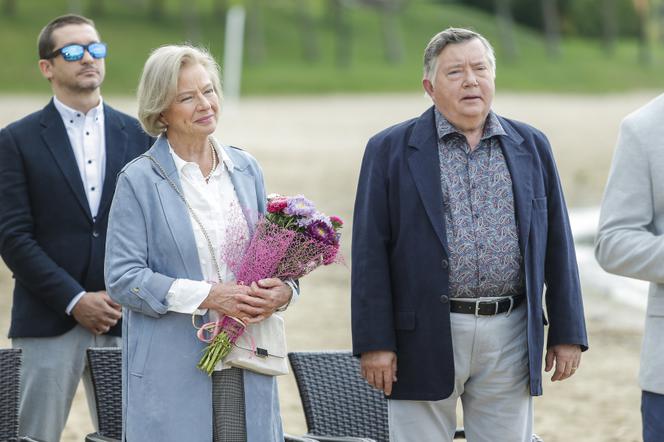 Na Wspólnej, odc. 3199. Maria Zięba (Bożena Dykiel), Włodek (Mieczysław Hryniewicz)