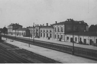 Dworzec kolejowy w Białymstoku w 1926 roku