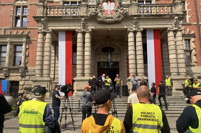 Protest rolników w Szczecinie