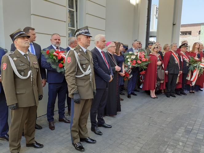 Odsłonięcie tablicy upamiętniającej 100-lecie Cudu nad Wisłą