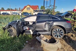 Karolina Gorczyca i Krzysztof Czeczot mieli wypadek