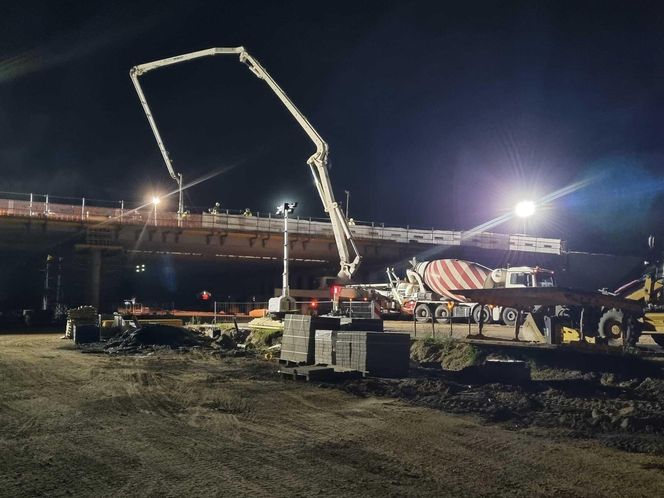 Postęp prac na węźle S19 Krynice-Białystok Zachód