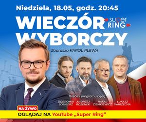 Wieczór wyborczy na kanale Super Ring! Komentarze i analizy