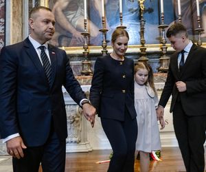 Kasia Nawrocka w Watykanie skradła show. 7-latka zachwyciła zachowaniem przy grobie papieża
