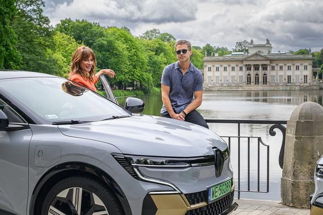 Anna Dereszowska i Maciej Zakościelny z Renault Megane E-Tech