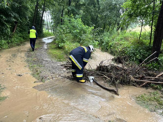 Interwencje strażaków OSP po wtorkowej ulewie