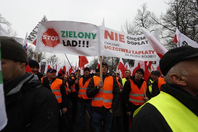  Protest rolników w Warszawie 6.03.2024