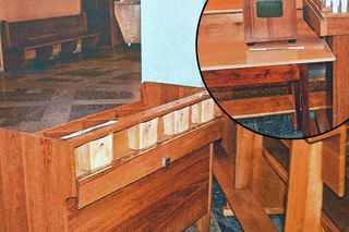 Włamał się do skarbon w kościele, nagrał go monitoring. Policja zatrzymała podejrzanego