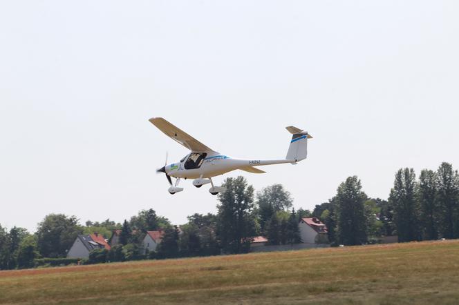 Prezentacja i przelot pierwszego samolotu elektrycznego w Polsce
