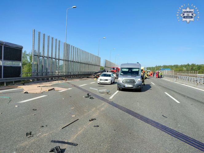 Śmiertelny wypadek na autostradzie A4 w Zabrzu. Droga była zupełnie zablokowana