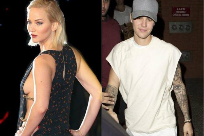 Jennifer Lawrence i Justin Bieber