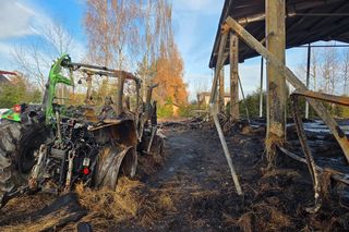 Pożar w Klubie Jeździeckim Facimiech