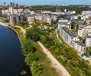 Port Praski w Warszawie z lotu ptaka