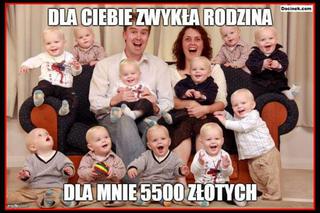 Rodzina 500+ memy