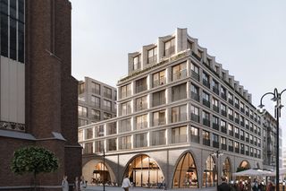 Wstępna wizualizacja apartamentowca od ROARK Studio w miejscu Solpolu