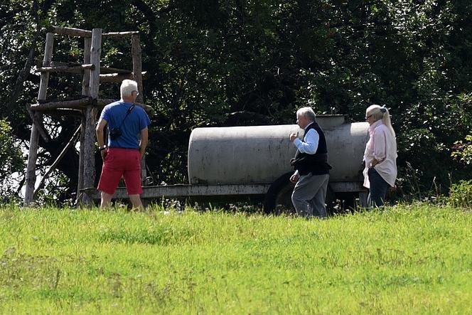 Kaczyński w puszczy z przyjaciółką