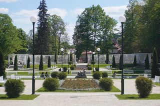 Różanka w Parku Planty po remoncie