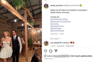 Weronika Warchoł i Marcin Urbanke wzięli ślub