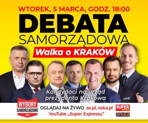 Debata Wybory samorządowe. Walka o Kraków. Kolejność odpowiedzi kandydatów już ustalona!