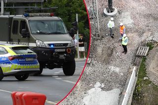 Śmiertelnie niebezpieczne znalezisko na budowie. Wstrzymany ruch pociągów i autobusów