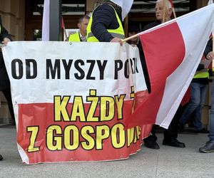 Protest rolników w Rzeszowie