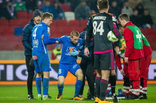 Lech Poznań - Górnik Zabrze: Szymon Pawłowski trafił do szpitala