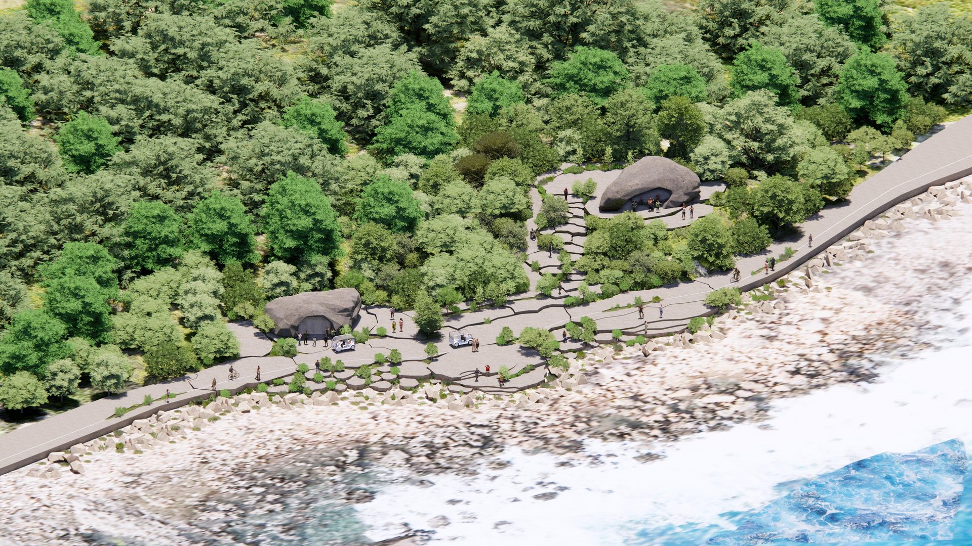 Nature Rocks - Jialeshui, Taiwan. MVRDV