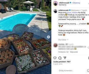 Urodziny żony Rafała Mroczka na bogato