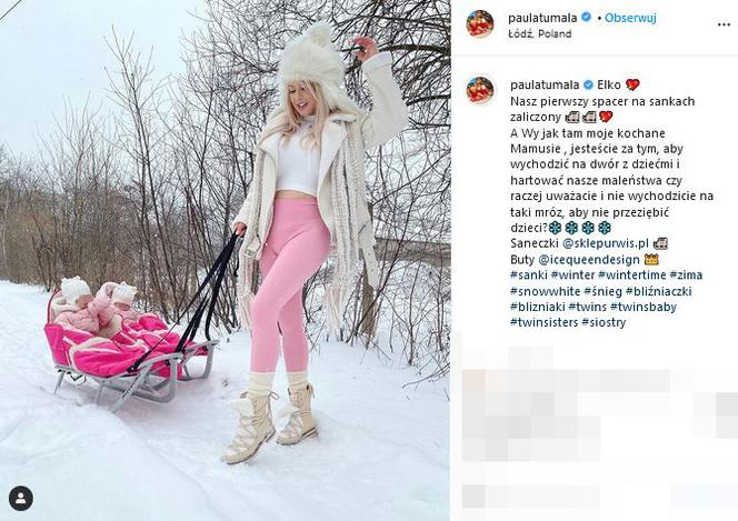 Paula Tumala została sama z bliźniaczkami