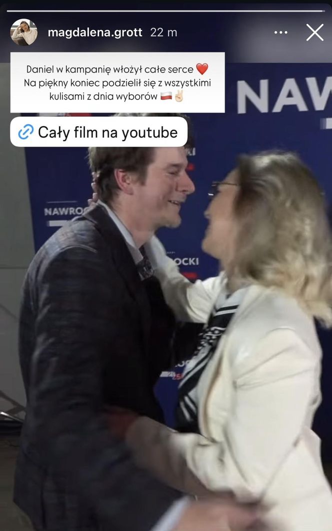 Daniel Nawrocki i jego dziewczyna, Magdalena Grott 