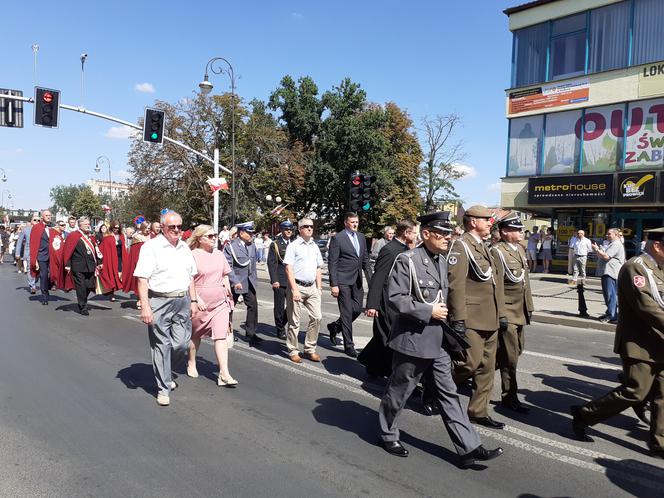 Odsłonięcie tablicy upamiętniającej 100-lecie Cudu nad Wisłą