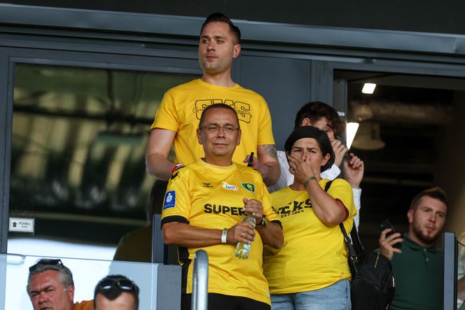 Kibice na meczu GKS Katowice - Arka Gdynia