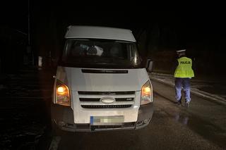 Rżyska. 54-latek leżał na drodze. Przejechało po nim dostawcze auto