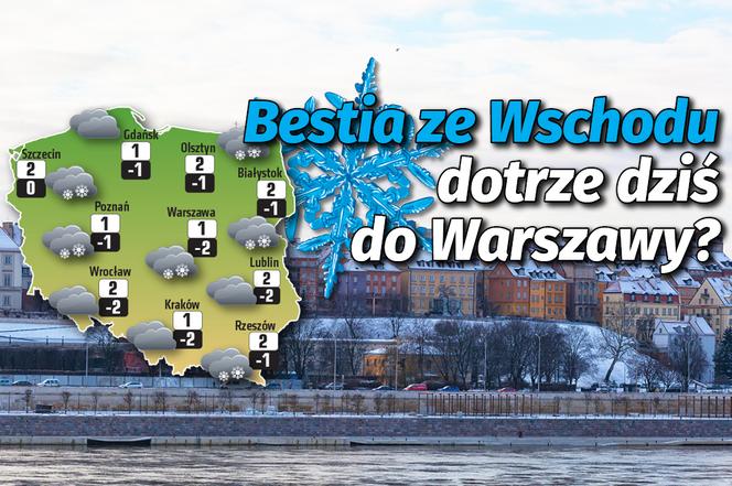Pogoda Na Czwartek Bestia Ze Wschodu Dotrze Dzis Do Warszawy Mapa Warszawa Super Express