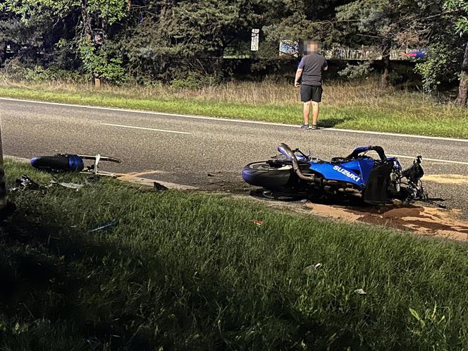 Tragedia w Wawrze. Motocyklista roztrzaskał się o dostawczaka