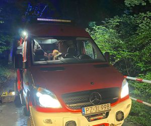 Nocna akcja służb nad Jeziorem Łoniewskim 