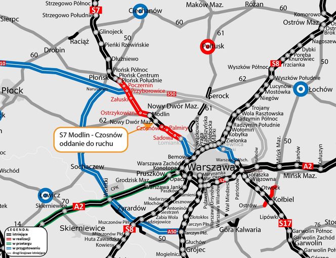 Oddali do użytku kluczową trasę pod Warszawą. Ale to nie koniec dobrych wieści dla kierowców!