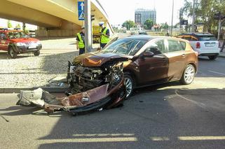 Wypadek w centrum Bydgoszczy! Tworzą się ogromne korki! [ZDJĘCIA]