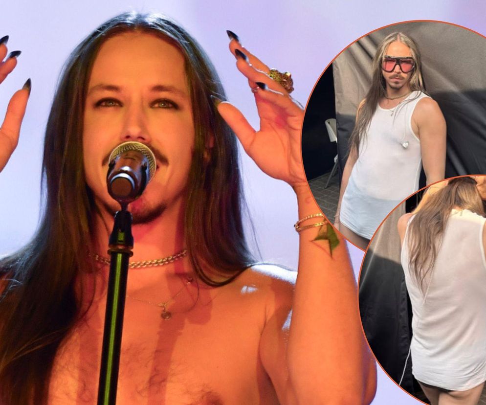 Michał Szpak przyłapany bez spodni za kulisami koncertu. Tego nie pokazali w TV!