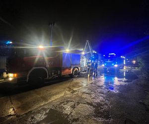 Pożar przy Metalurgicznej w Lublinie