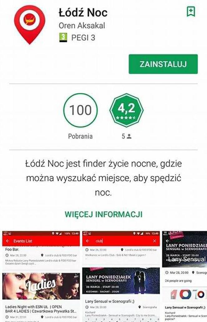 6. Łódź nocą