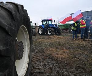 Protest rolników w Medyce