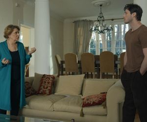 Barwy szczęścia, odcinek 3201. Józefina (Elżbieta Jarosik), Cezary (Marcel Opaliński) 