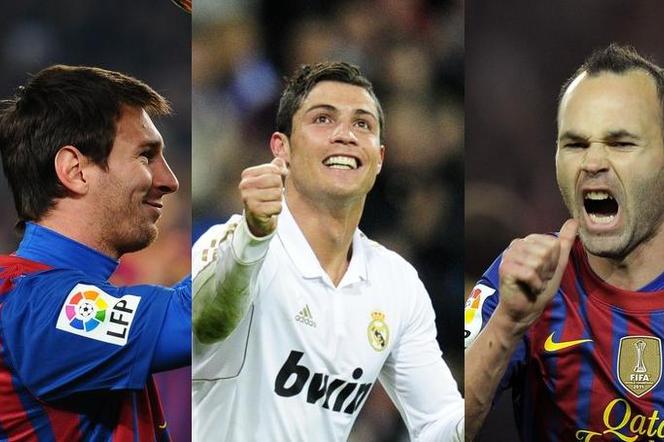 Lionel Messi, Cristiano Ronaldo, Andres Iniesta