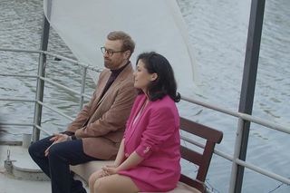 M jak miłość po wakacjach. Dariusz Hoffman (Mateusz Rusin), Kinga (Katarzyna Cichopek)