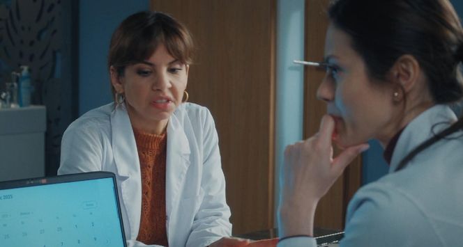 M jak miłość odc. 1867. Aneta (Ilona Janyst), Kasia (Paulina Lasota)