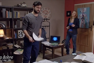 Na dobre i na złe odcinek 584, Wiktoria Condalida (Katarzyna Dąbrowska), Adam Krajewski (Grzegorz Daukszewicz)